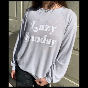 • Lazy Sunday Soft Sweatshirt •
